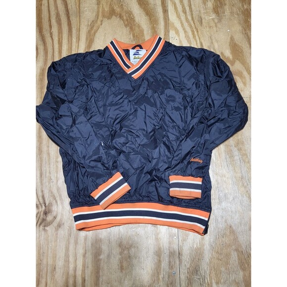 Eastbay Pullover Jacket Windbreaker Men Size XL Black Long Sleeve Zip Side @E7 - Picture 1 of 10